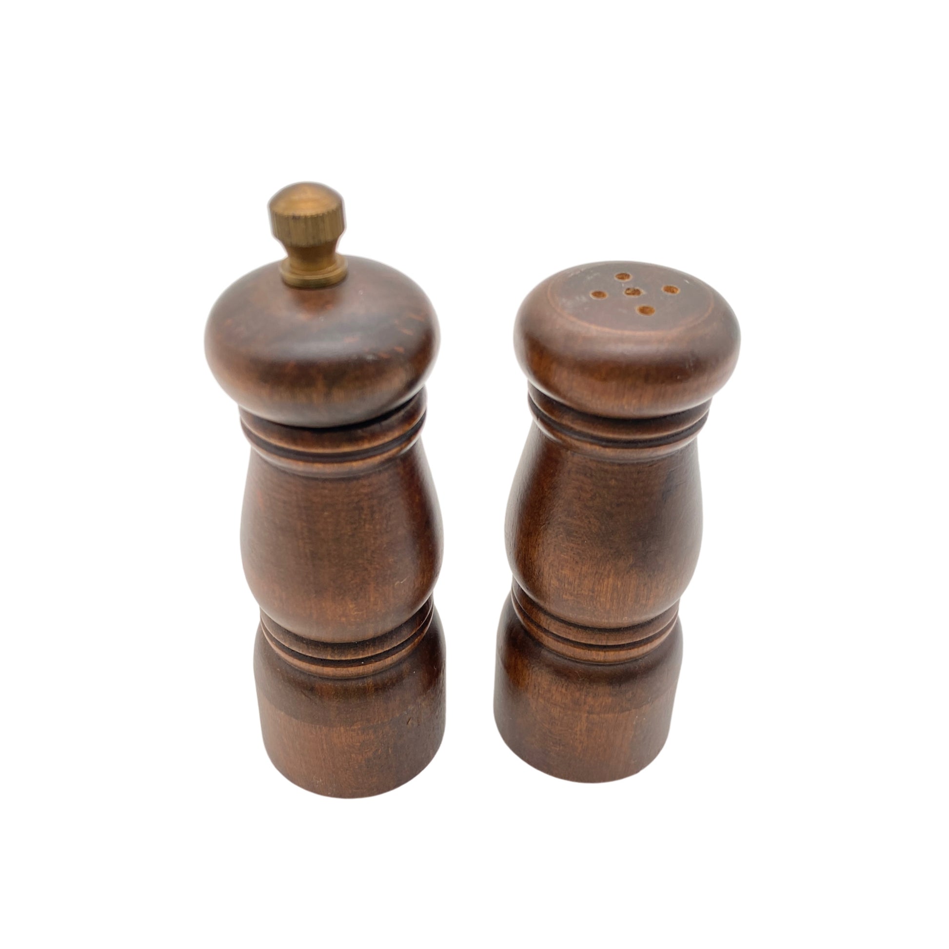 Pfeffermühle und Salzstreuer Holz Vintage 60er 70er Jahre