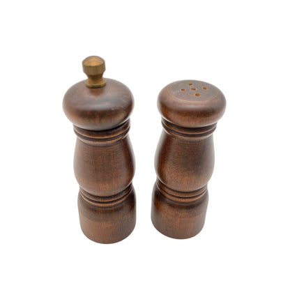 Pfeffermühle und Salzstreuer Holz Vintage 60er 70er Jahre
