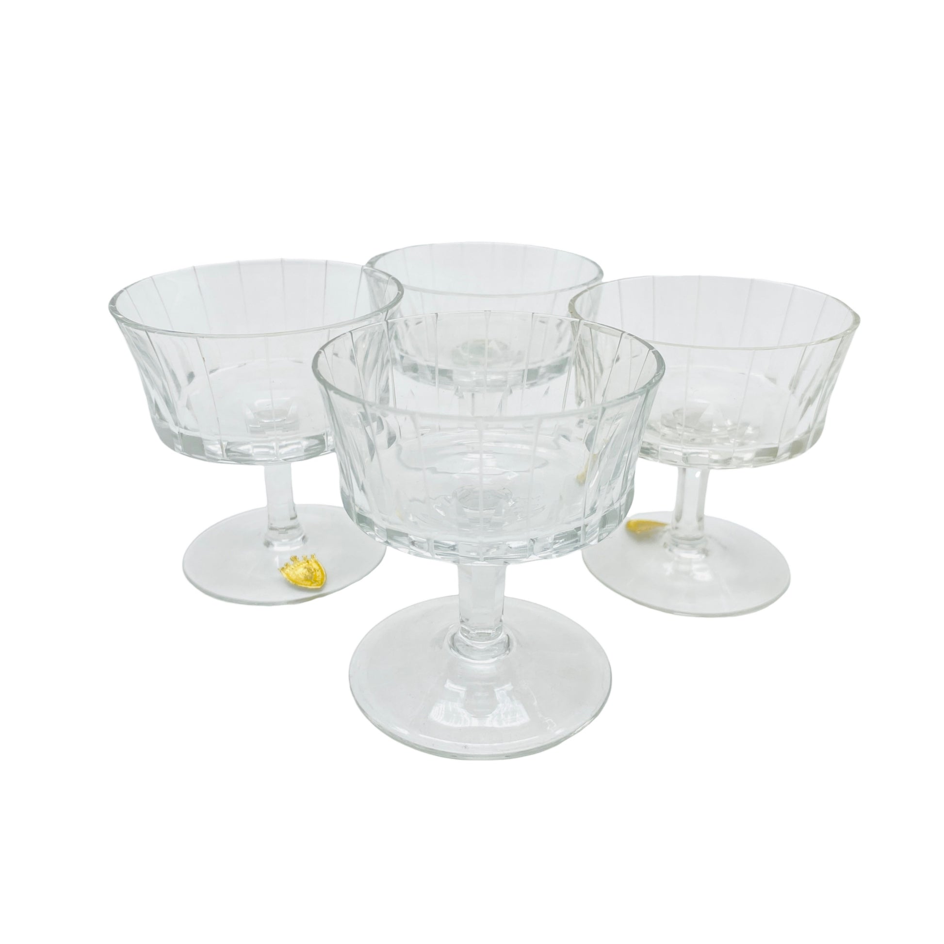 Poschinger Likörgläser Schnapsgläser beschliffen 50er 60er Mid Century Vintage