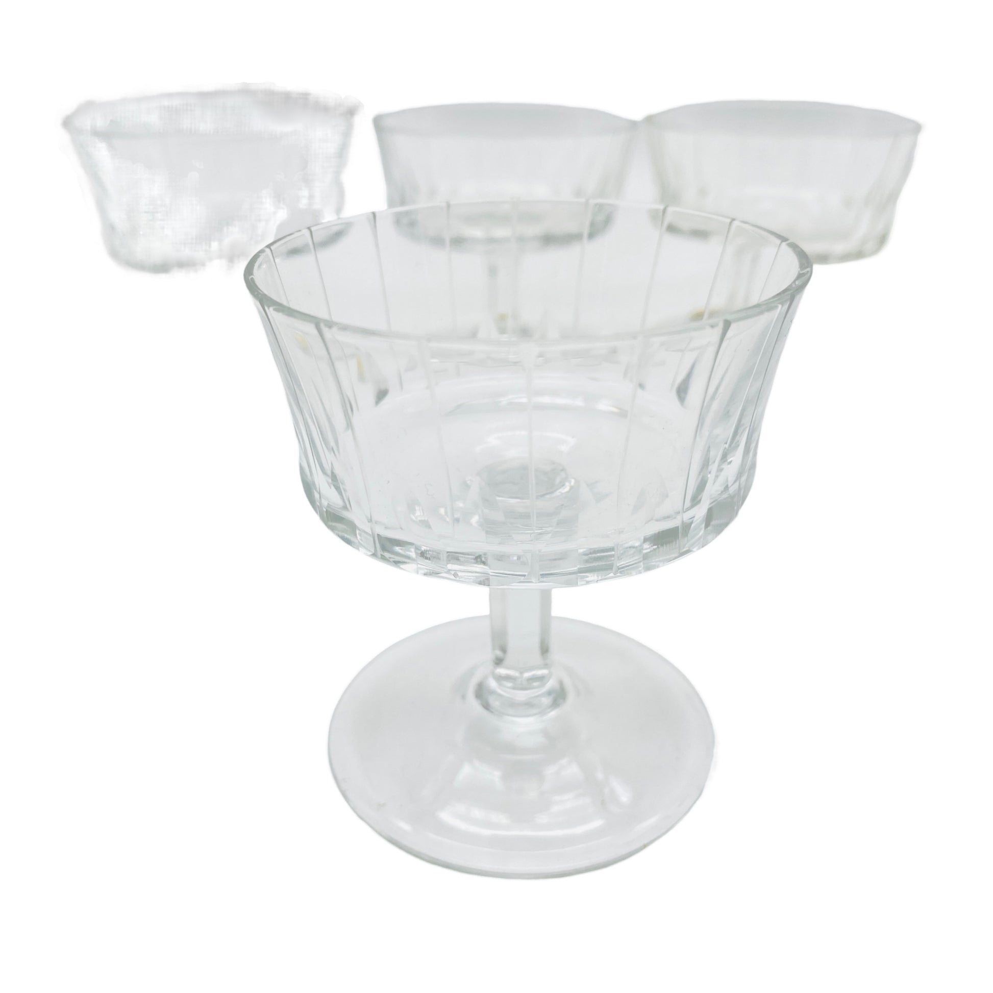 Poschinger Likörgläser Schnapsgläser beschliffen 50er 60er Mid Century Vintage