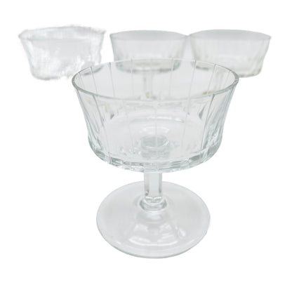 Poschinger Likörgläser Schnapsgläser beschliffen 50er 60er Mid Century Vintage
