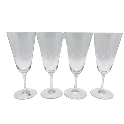 Poschinger Sektgläser 50er 60er beschliffen Vintage Gläser Glas