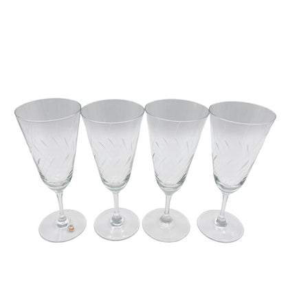 Poschinger Sektgläser 50er 60er beschliffen Vintage Gläser Glas