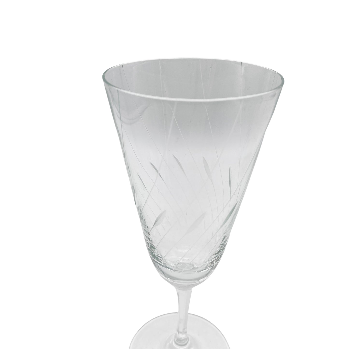 Poschinger Sektgläser 50er 60er beschliffen Vintage Gläser Glas