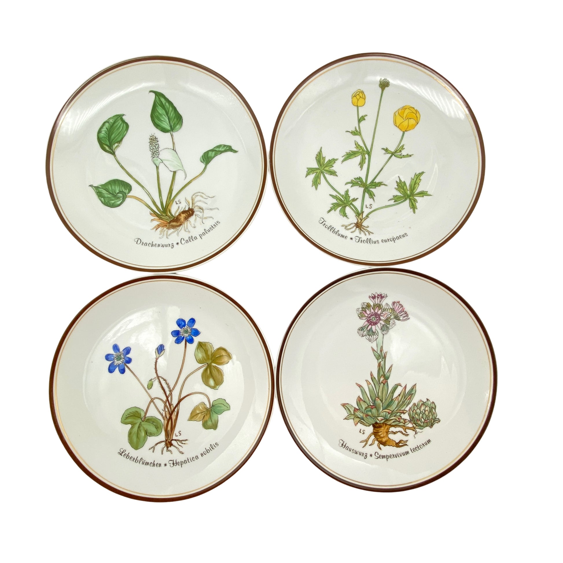 ROSENTHAL Teller `Aus Liebe zur Natur´ Porzellan Loki Schmidt