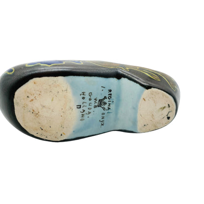 Regina Gouda Onyx W.B. Keramik Schuh Dekoration Art Deco Niederlande