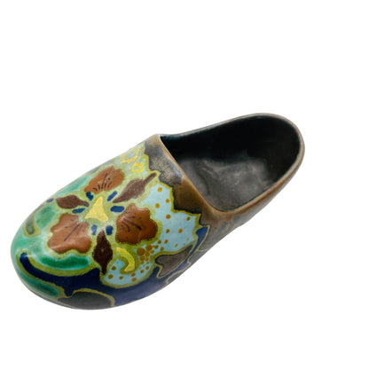 Regina Gouda Onyx W.B. Keramik Schuh Dekoration Art Deco Niederlande