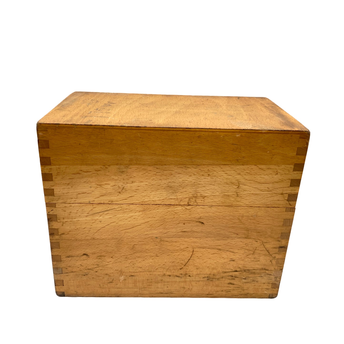 Registerbox Karteikartenbox Karteikasten Registerkasten Holz Vintage Mid Century