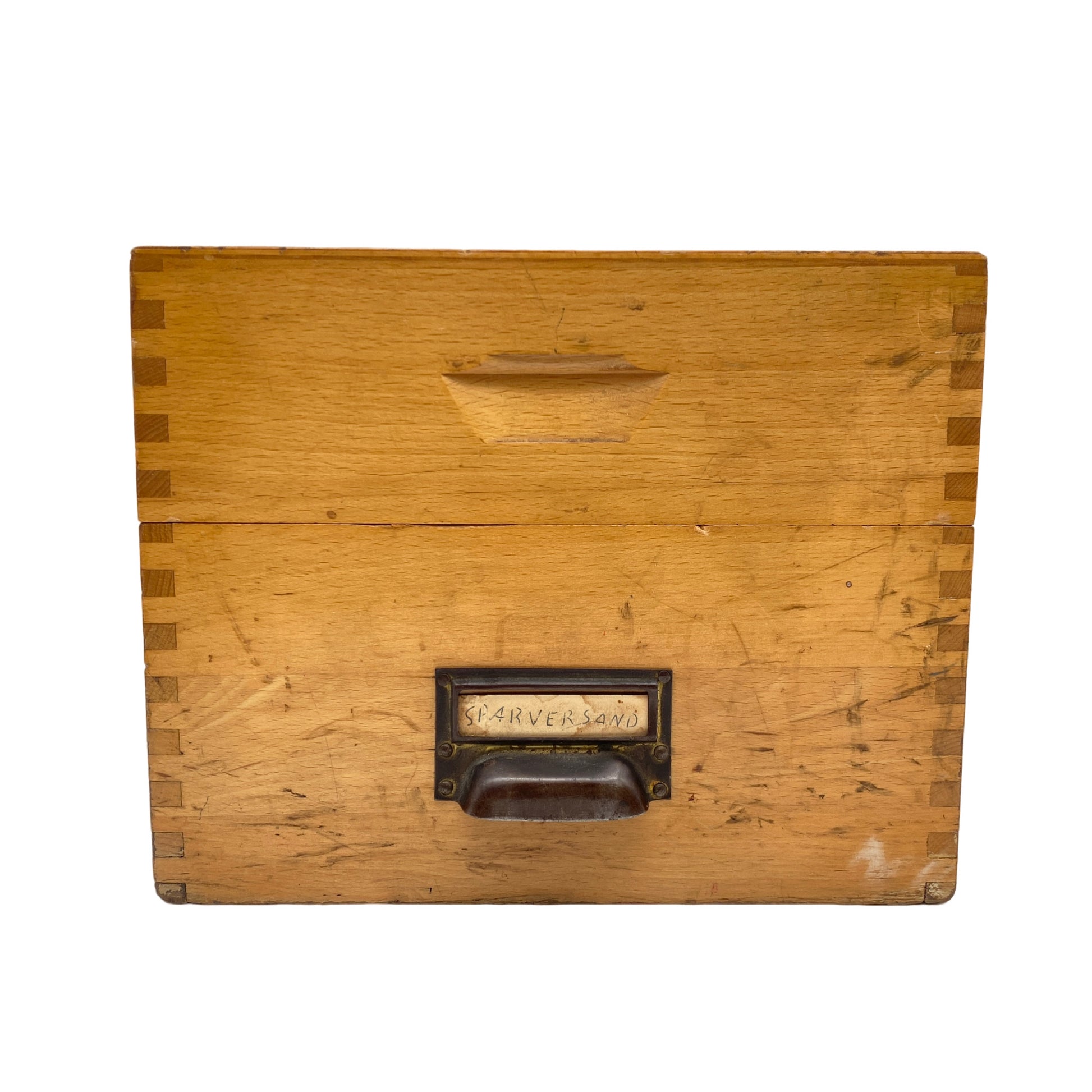 Registerbox Karteikartenbox Karteikasten Registerkasten Holz Vintage Mid Century