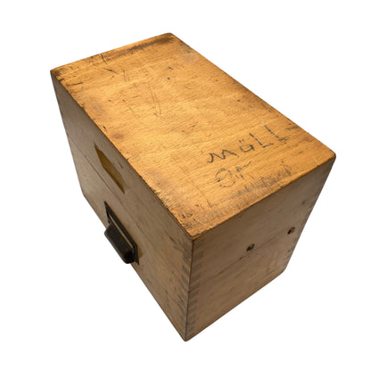 Registerbox Karteikartenbox Karteikasten Registerkasten Holz Vintage Mid Century