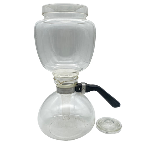 Saale Glas feuerfest Kaffeemaschine 3/4 Liter Kaffeebereiter Vintage