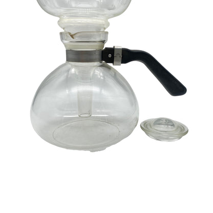 Saale Glas feuerfest Kaffeemaschine 3/4 Liter Kaffeebereiter Vintage