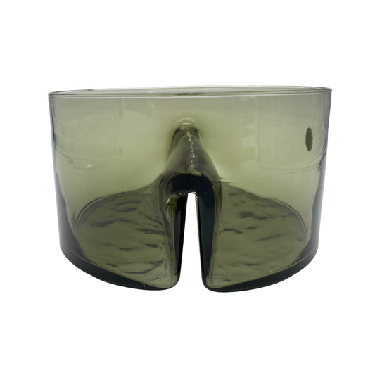 Schale Rauchglas Glas Vintage 60er 70er Jahre Italien