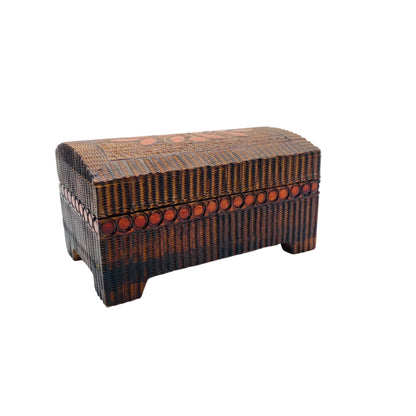 Schatulle Holz Vintage 60er 70er Intarsien Dose Mid Century