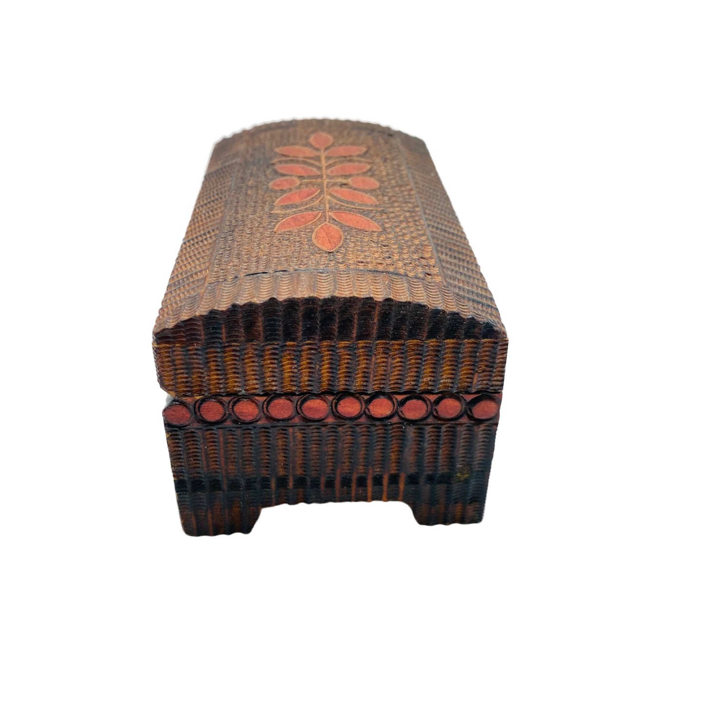 Schatulle Holz Vintage 60er 70er Intarsien Dose Mid Century