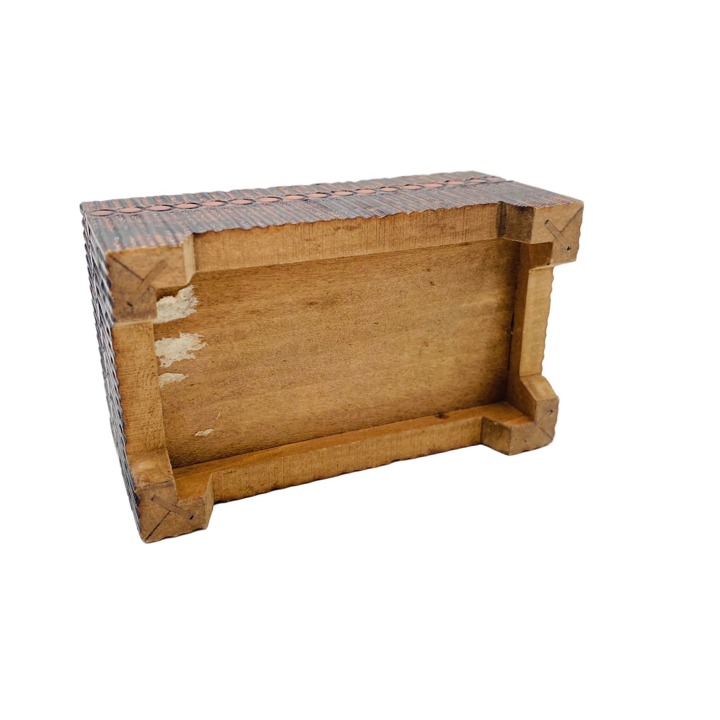 Schatulle Holz Vintage 60er 70er Intarsien Dose Mid Century