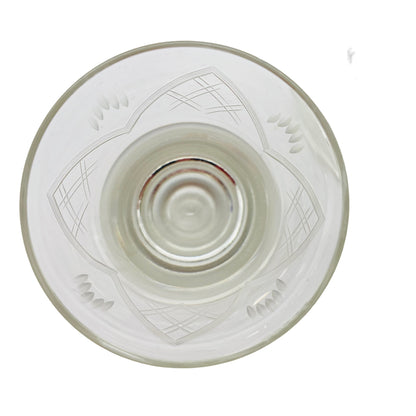 Schnapsgläser beschliffen Set Mid Century 50er Jahre Glas