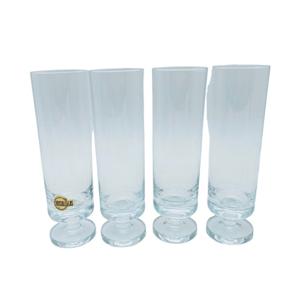Sektflöten 70er Jahre Vintage Sektgläser Glas transparent