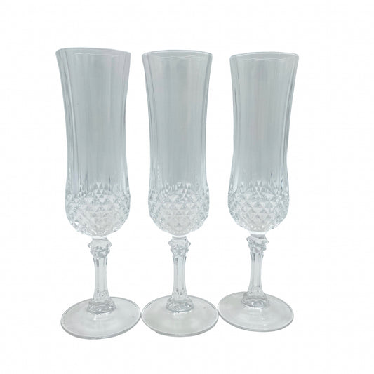 Sektgläser beschliffen Vintage Set Gläser Glas