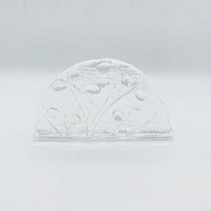 Serviettenhalter Glas 60er 70er Jahre Vintage Dekor Baum