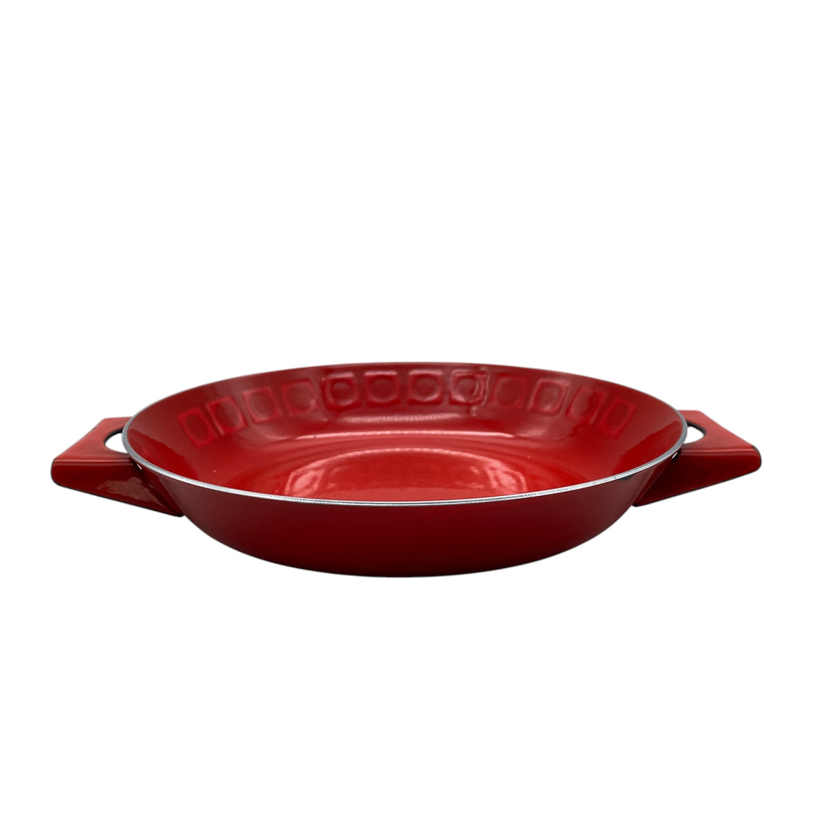 Silit Pfanne Rot aus Emaille 70er