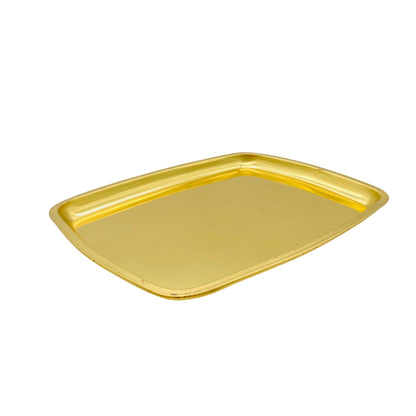 Tablett Messing gold Vintage Hausbar Tee Dekoration 60er 70er