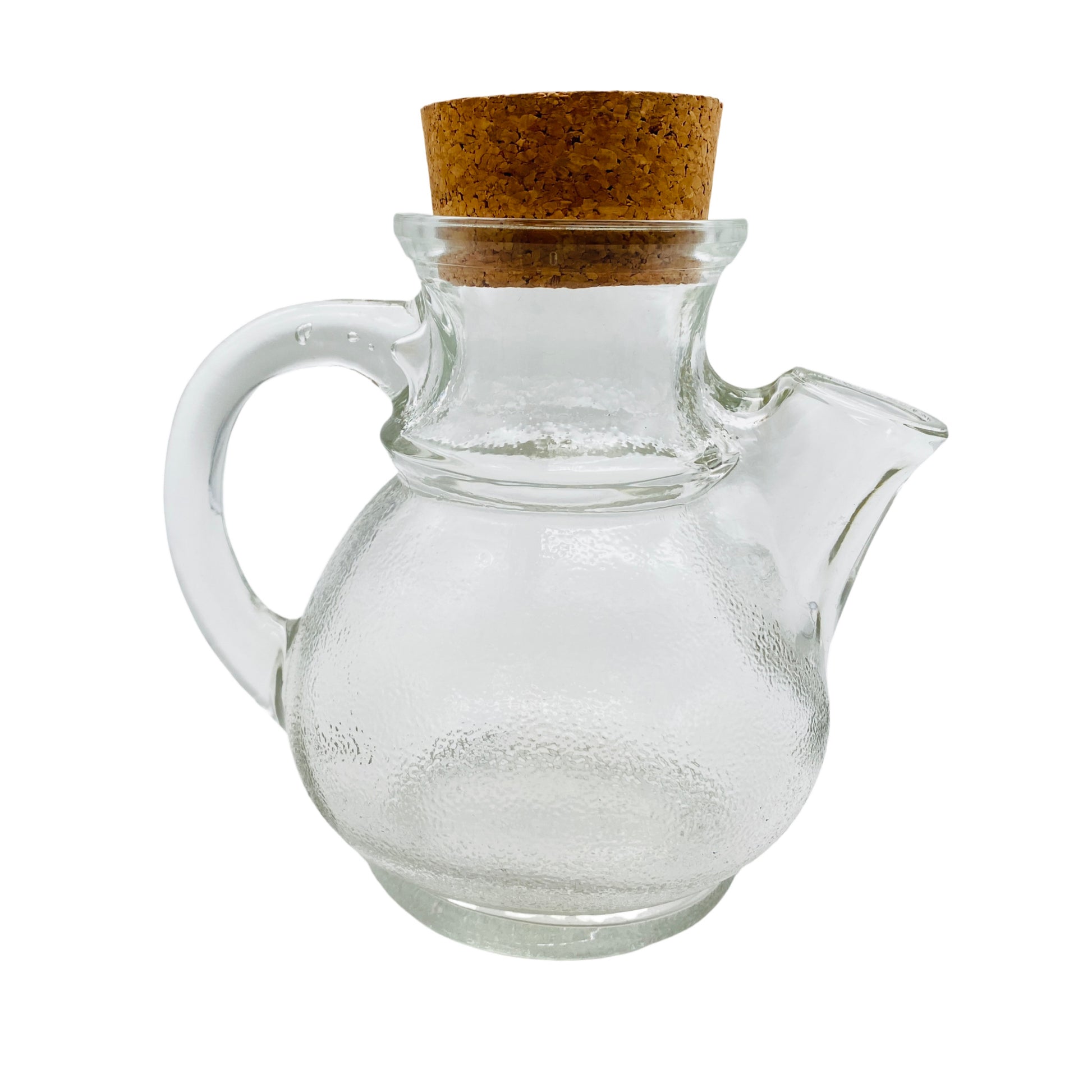 Tischfein Nusskanne Erdnusskanne Glas Vintage 70er