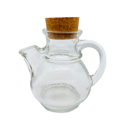 Tischfein Nusskanne Erdnusskanne Glas Vintage 70er