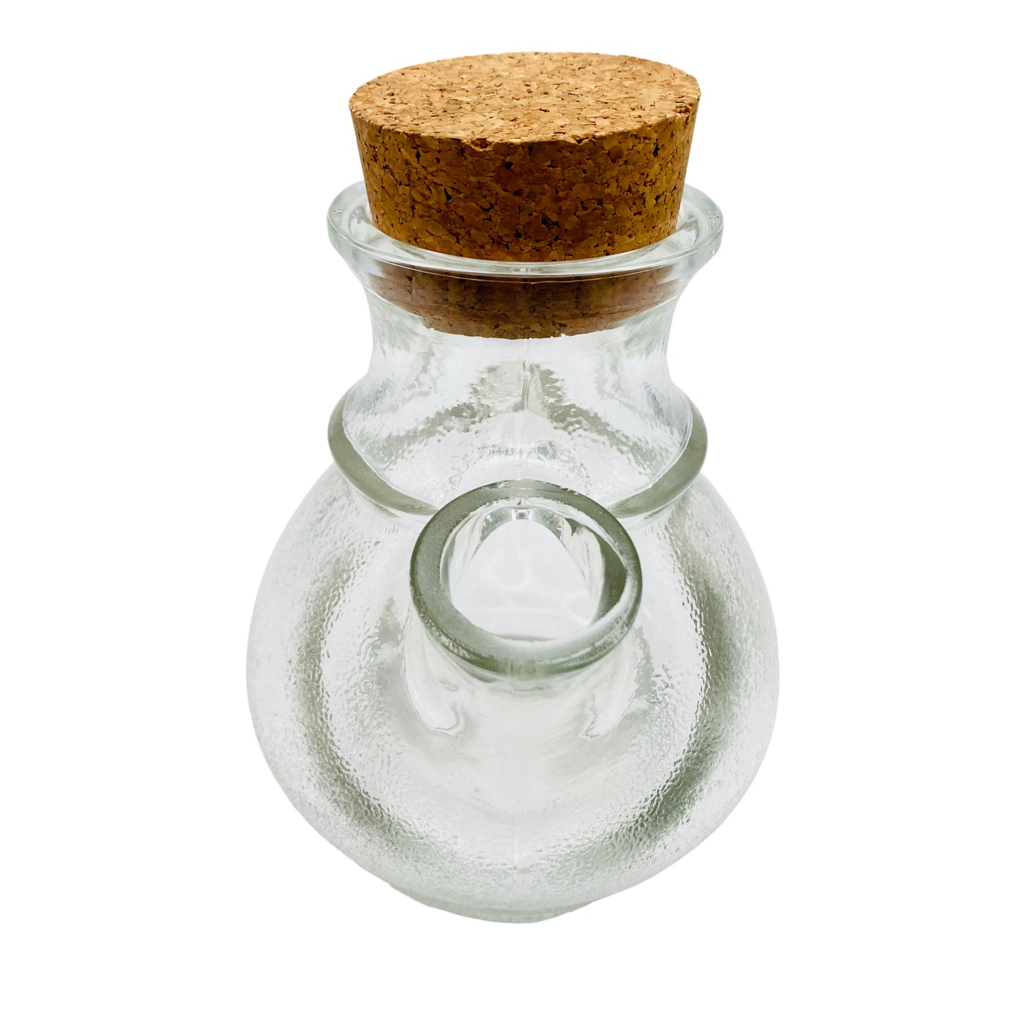 Tischfein Nusskanne Erdnusskanne Glas Vintage 70er