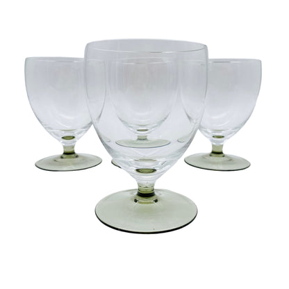 Trinkgläser Gläser 4er Set Rauchglas Mid Century 60er 70er Jahre