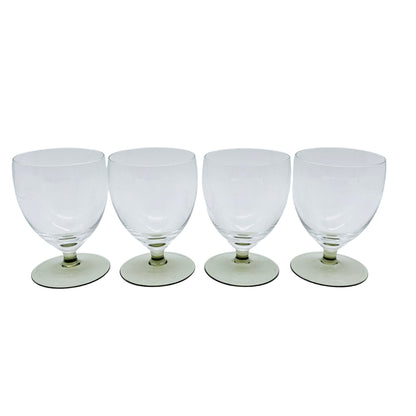 Trinkgläser Gläser 4er Set Rauchglas Mid Century 60er 70er Jahre