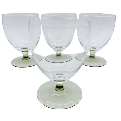 Trinkgläser Gläser 4er Set Rauchglas Mid Century 60er 70er Jahre