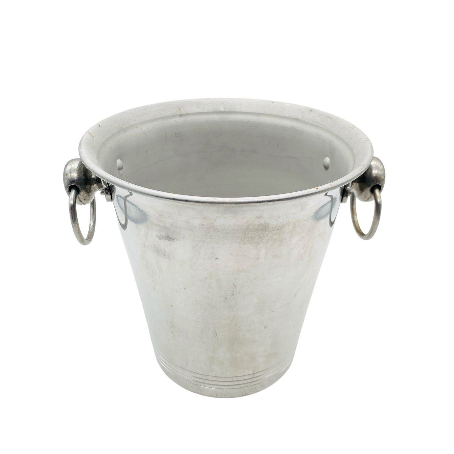 VOGALU Eiseimer Flaschenkühler Aluminium aus Frankreich 60er 70er Jahre Vintage Hausbar