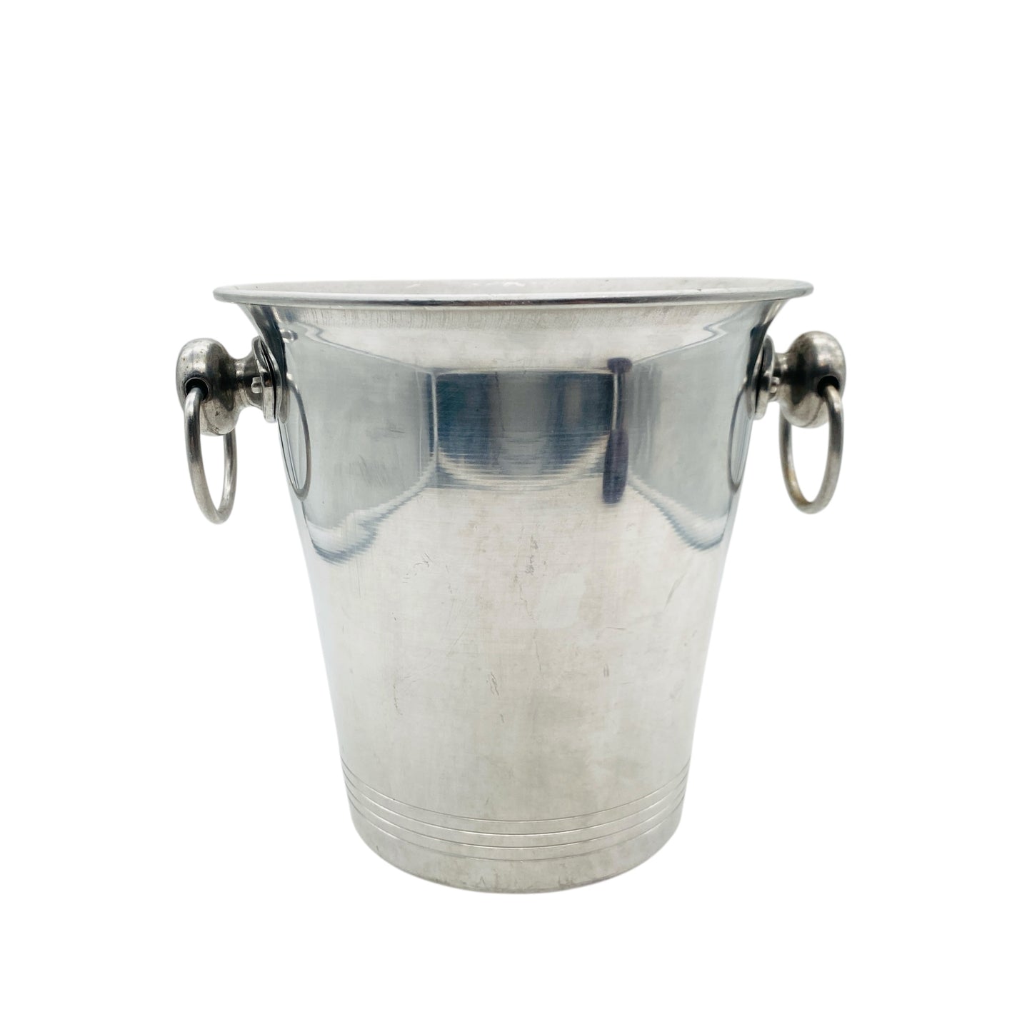 VOGALU Eiseimer Flaschenkühler Aluminium aus Frankreich 60er 70er Jahre Vintage Hausbar