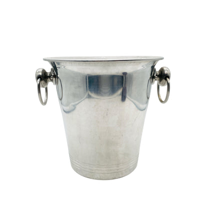 VOGALU Eiseimer Flaschenkühler Aluminium aus Frankreich 60er 70er Jahre Vintage Hausbar