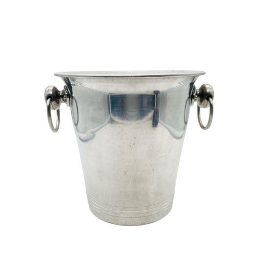 VOGALU Eiseimer Flaschenkühler Aluminium aus Frankreich 60er 70er Jahre Vintage Hausbar