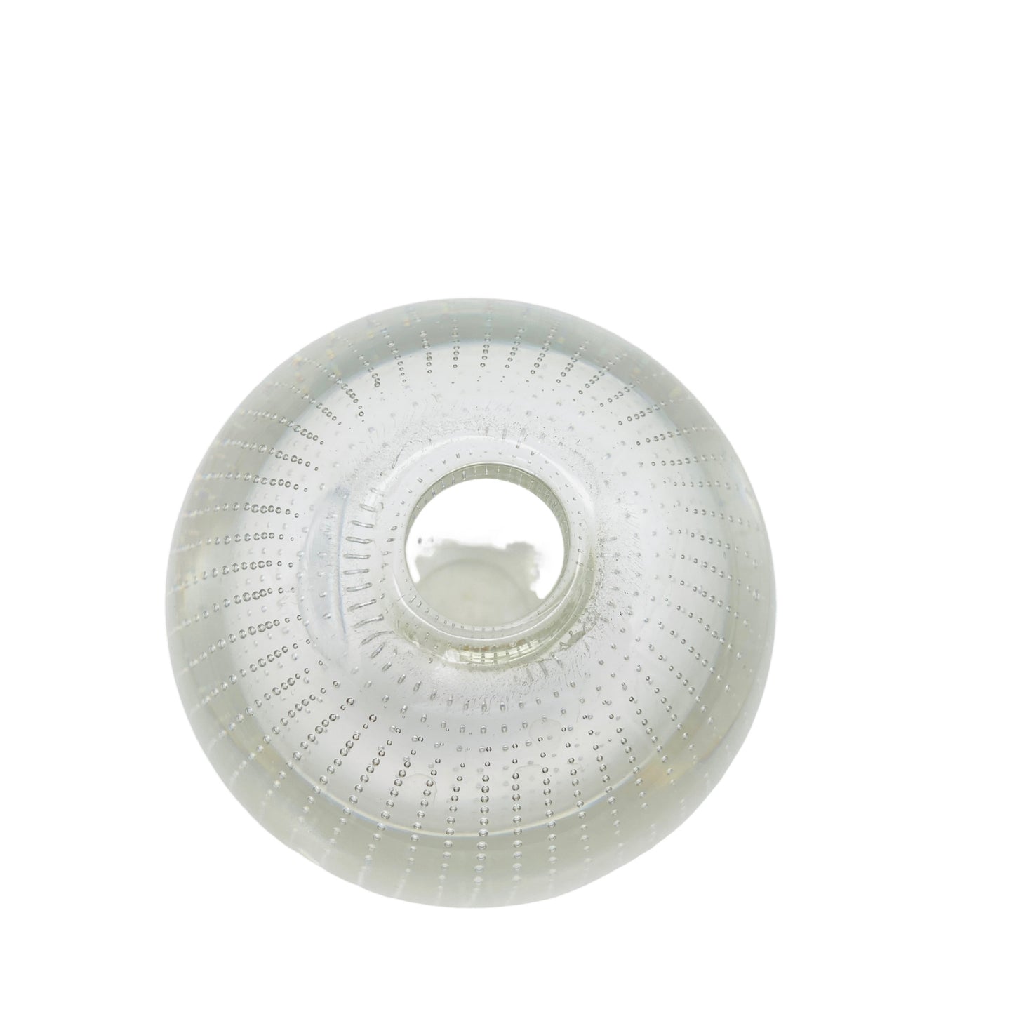 Vase Glas Blasen Luftblasen 60er 70er Mid Century Vintage