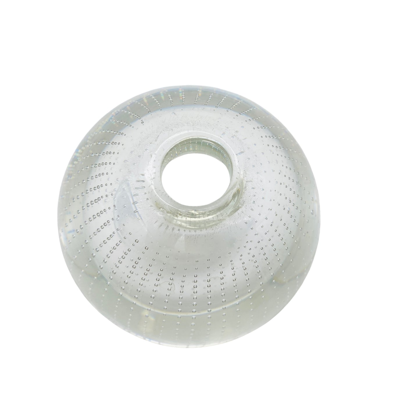 Vase Glas Blasen Luftblasen 60er 70er Mid Century Vintage