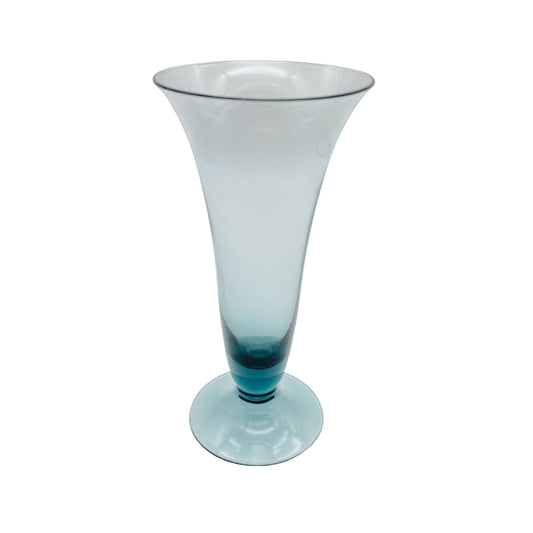 Vase Turmalin grün blau Trichtervase 50er 60er Mid Century Vintage