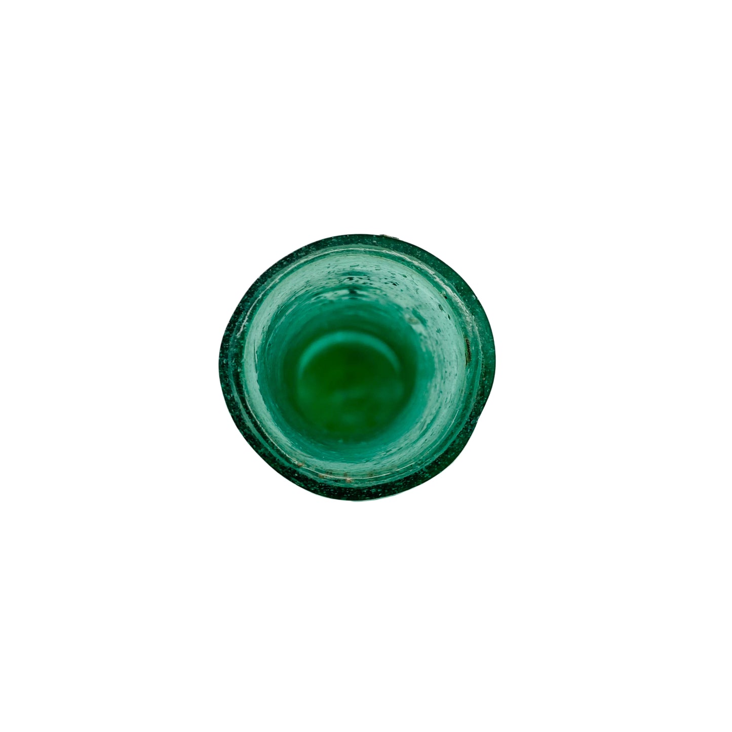 Vase grün 50er 60er Jahre Mid Century Schaumglas Vintage Glas