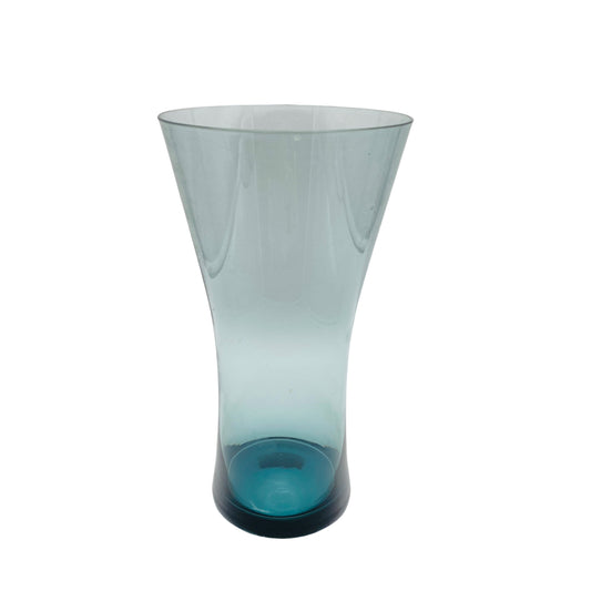 Vase turmalin grün Vintage Mid Century 50er 60er 70er Glas