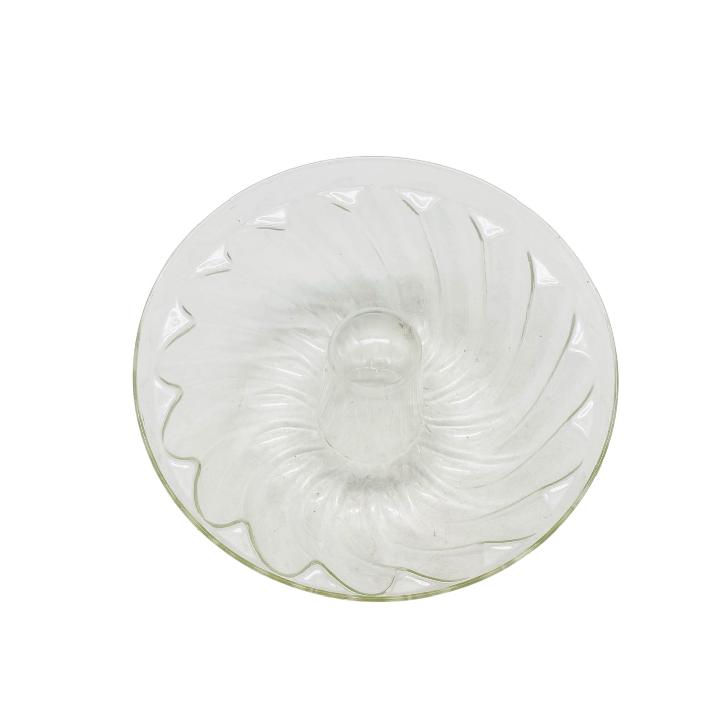 Vintage Backform aus Glas transparent Kugelhupf Form Rührkuchen D 20 cm