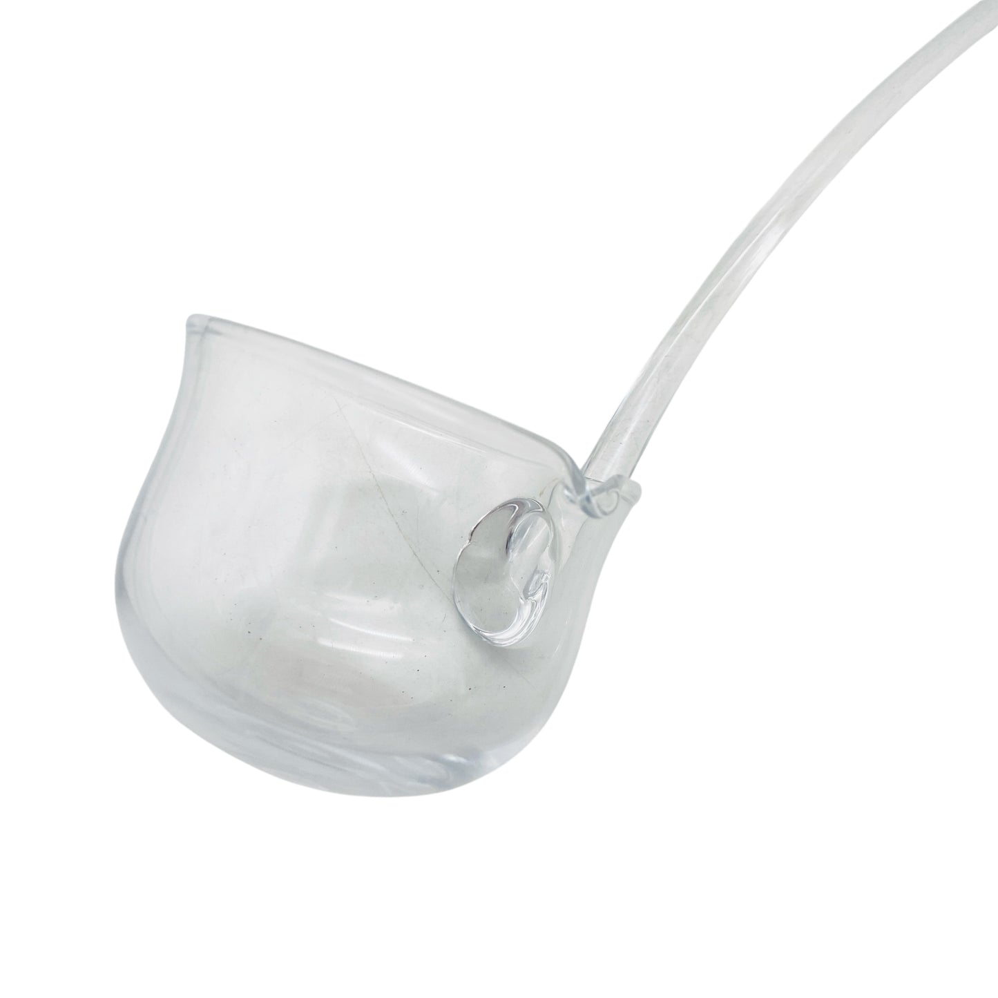 Vintage Bowleschöpfer Kelle aus Glas Glaskelle 60er 70er Jahre Bowle 50er