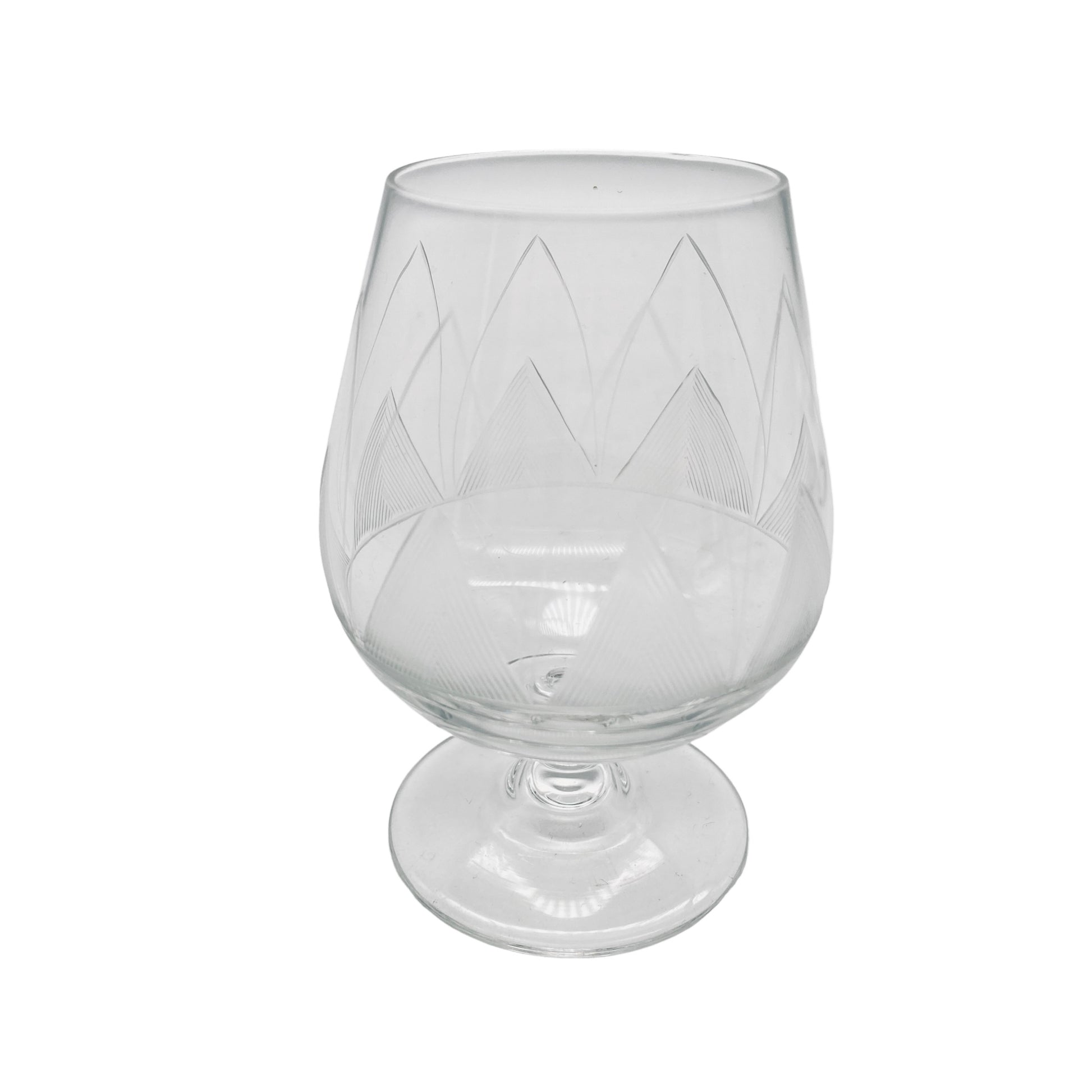 Vintage Cognacgläser Likörgläser beschliffen 50er 60er Gläser Glas