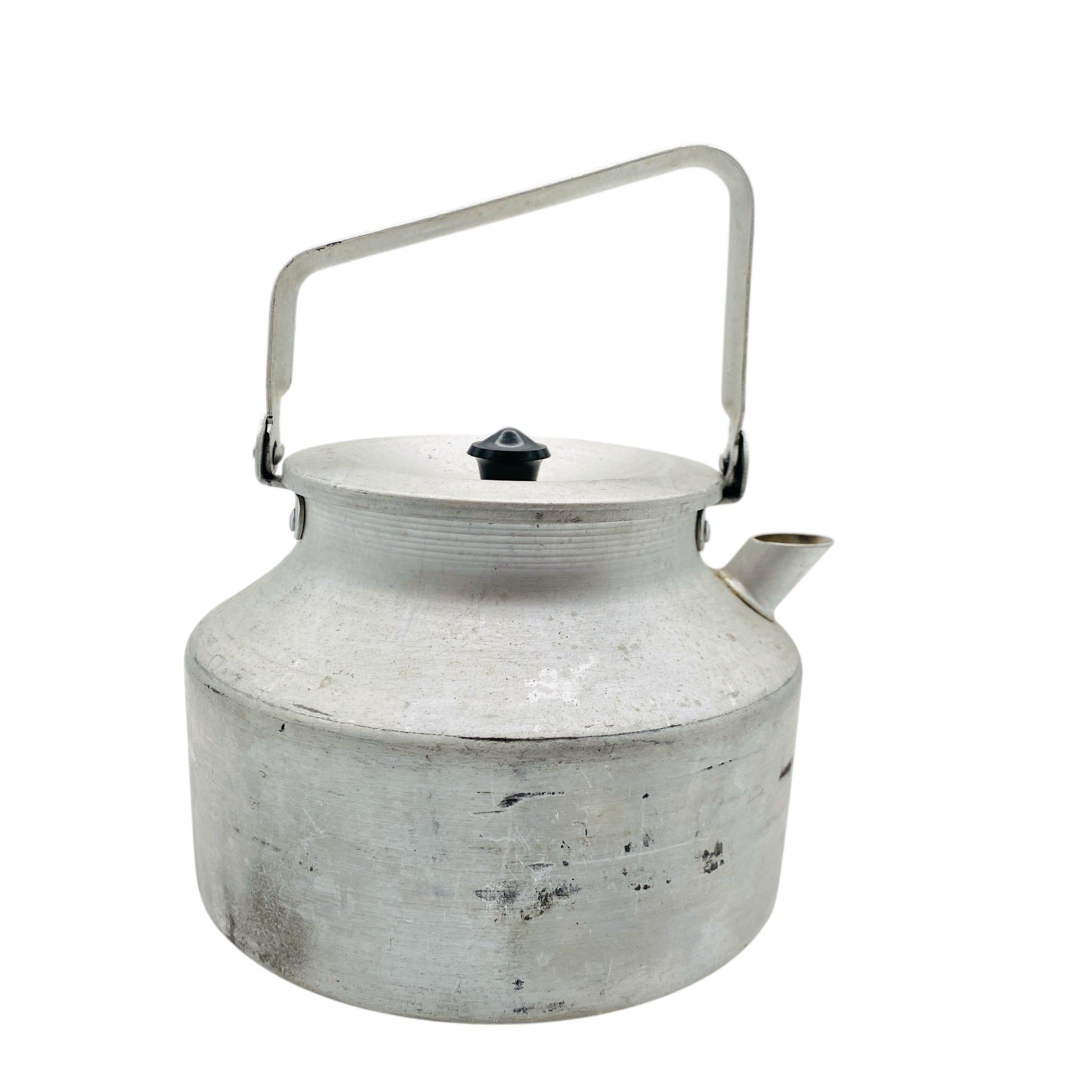 Vintage Kessel Wasserkessel aus Alu 50er 60er Jahre ca 1 Liter Dekoration Küche