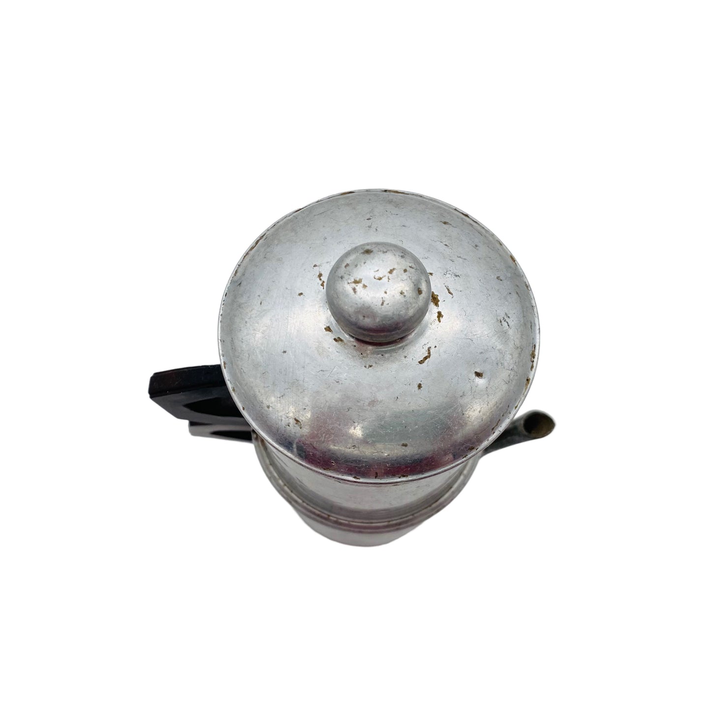 Vintage Kippkannee Kaffeekocher Kaffeebreiter Aluminium 40er 50er