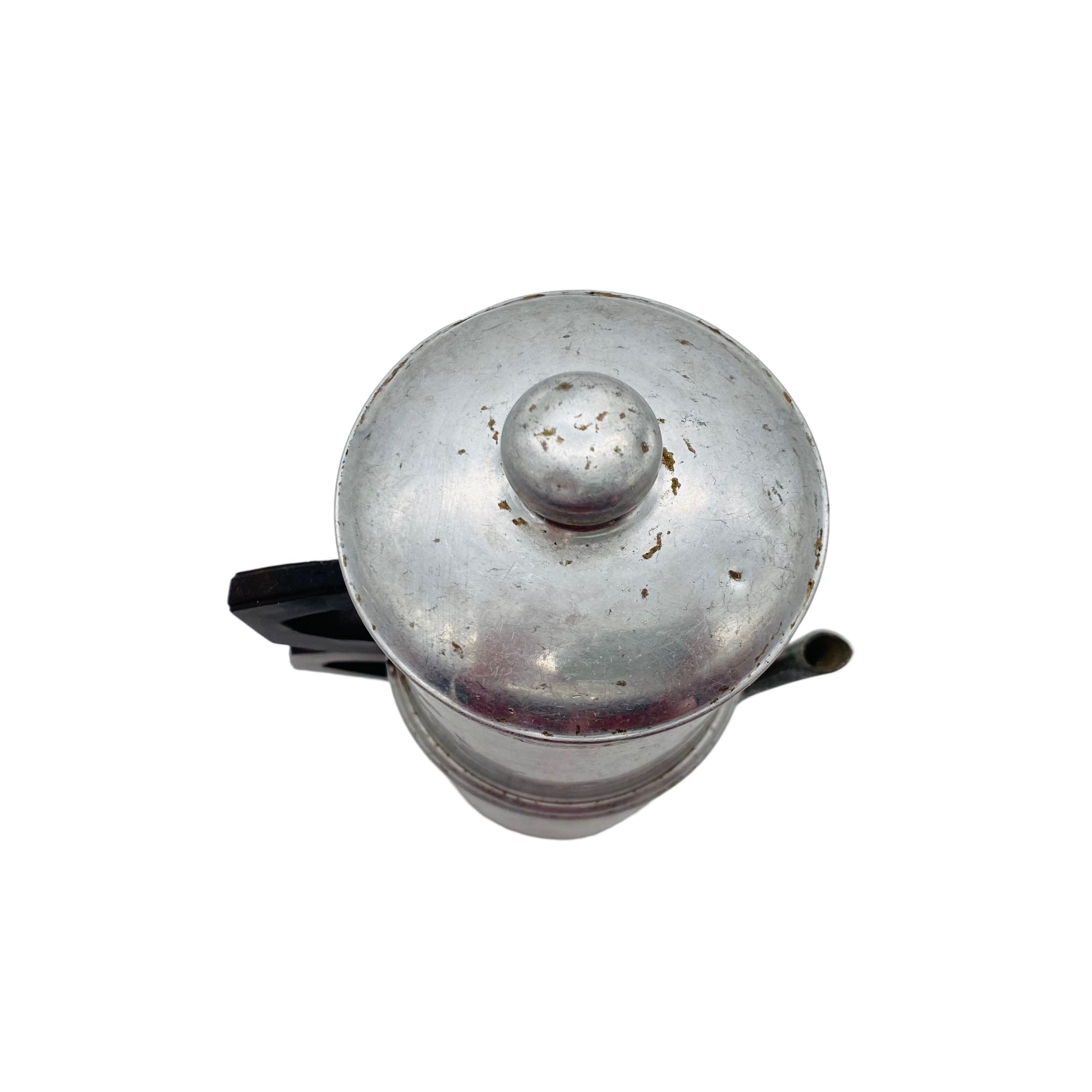 Vintage Kippkannee Kaffeekocher Kaffeebreiter Aluminium 40er 50er
