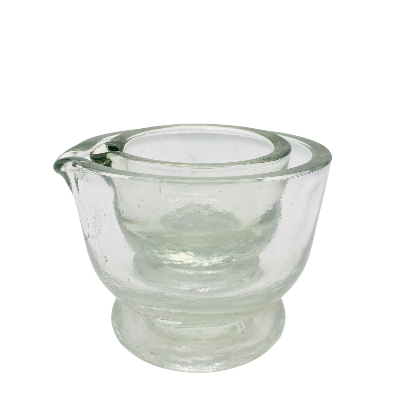 Vintage Mörser Set Glas Schalen 70er 80er Jahre Dekoration Küche