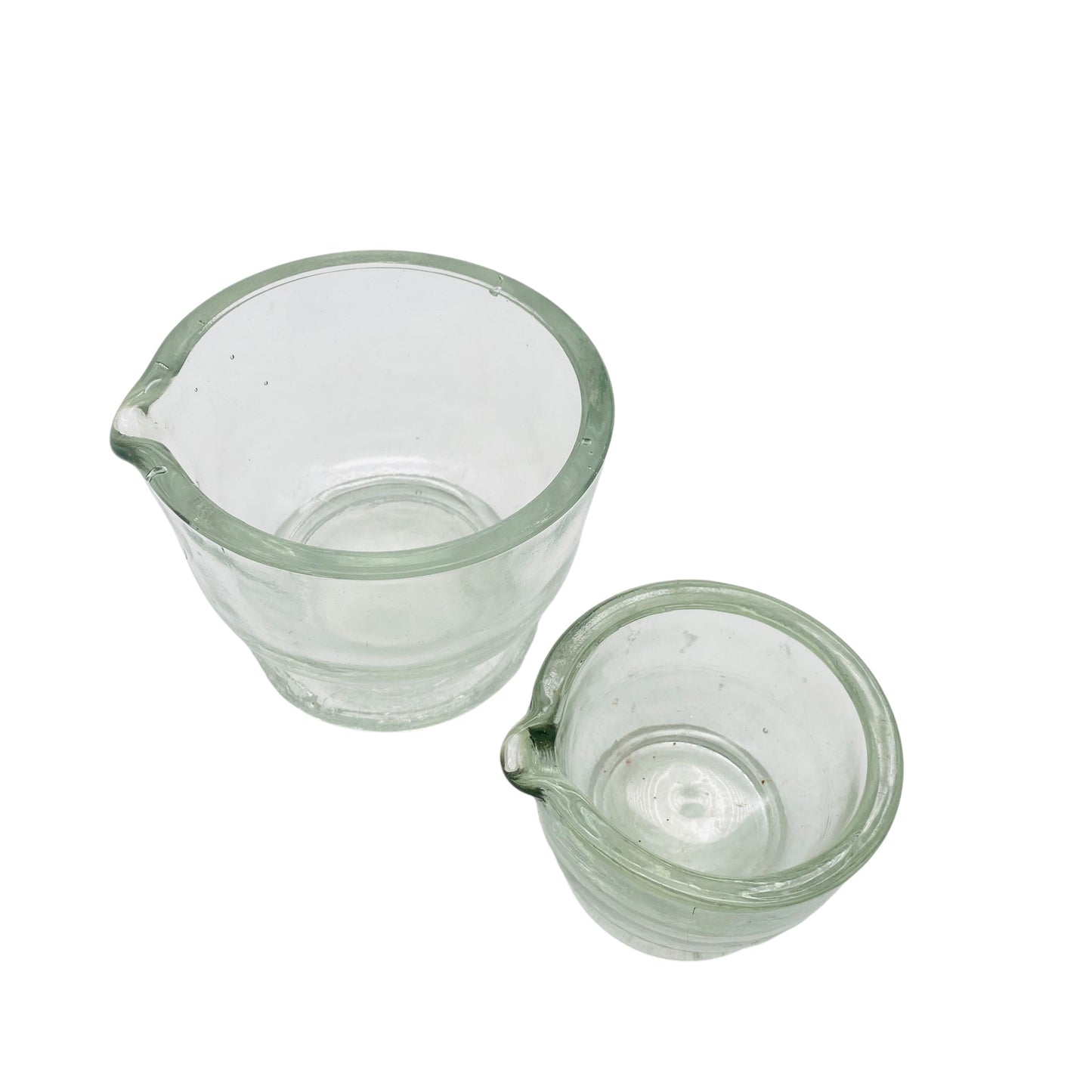 Vintage Mörser Set Glas Schalen 70er 80er Jahre Dekoration Küche