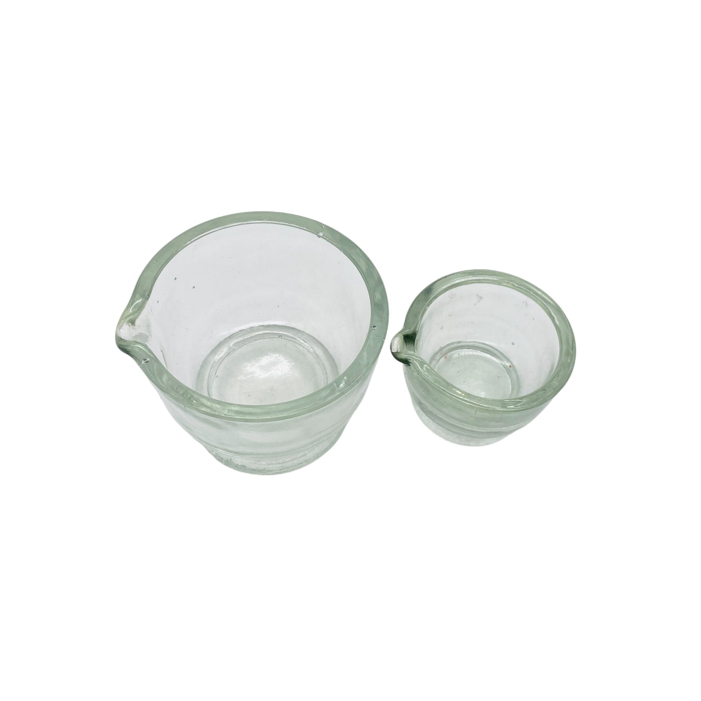 Vintage Mörser Set Glas Schalen 70er 80er Jahre Dekoration Küche